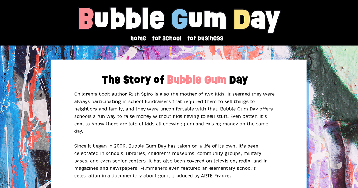 The Story of Bubble Gum Day